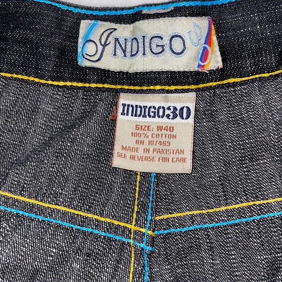 Indigo30 Dark Blue w/blue/yellow Pocket Stitching Size 40 - Picture 12 of 13